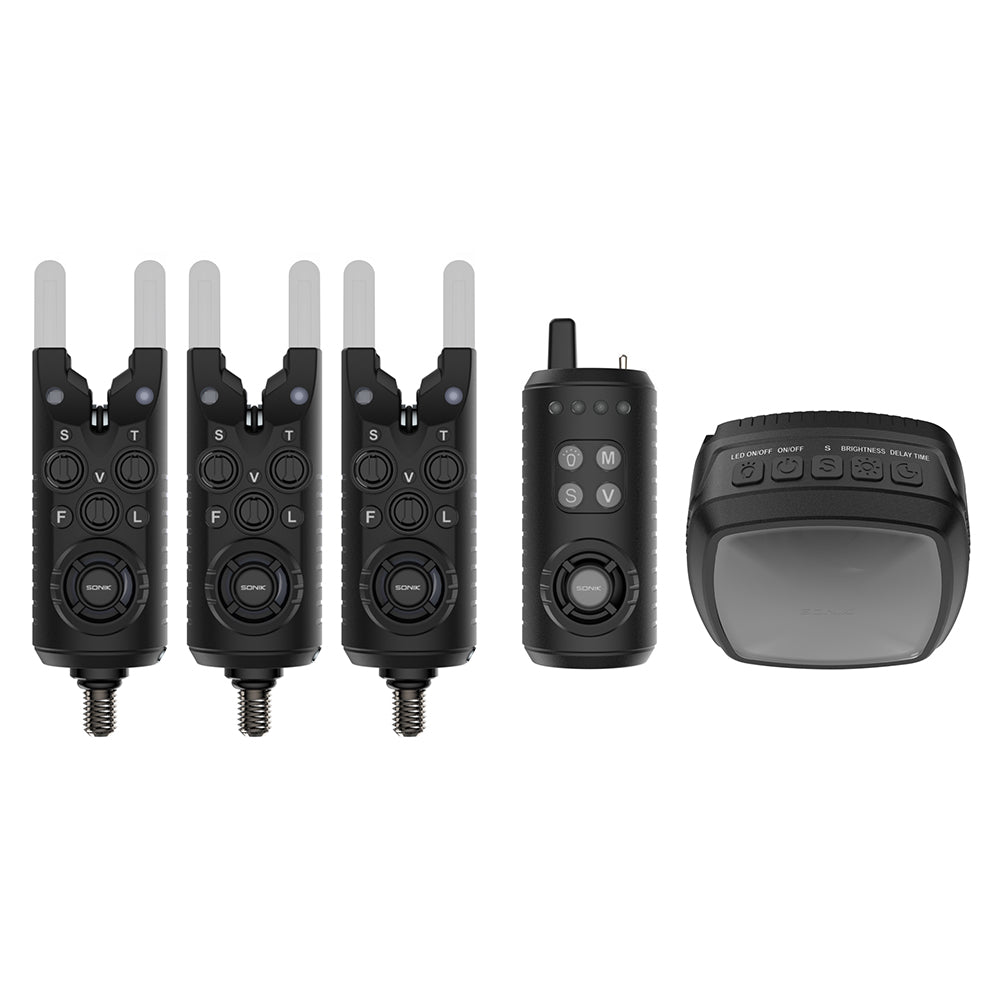Sonik Gizmo2 Bite Alarm Set (inkl. Bivvy Light)