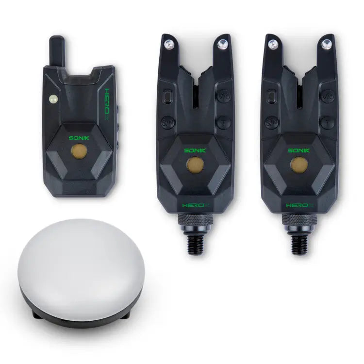 Sonik HeroX Bite Alarm Set (inkl. Bivvy Light)