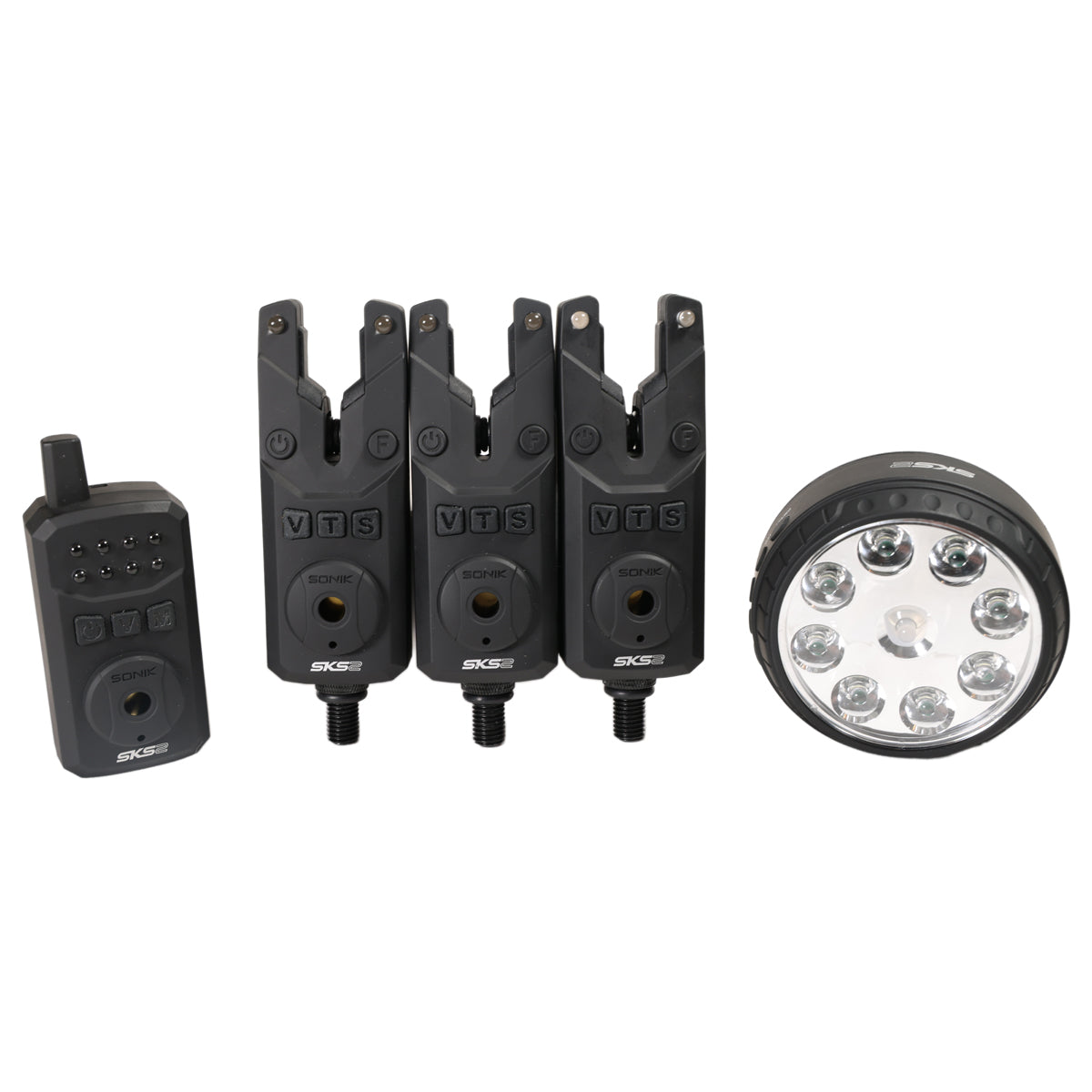 Sonik SKS2 Bite Alarm Set (inkl. Bivvy Light)