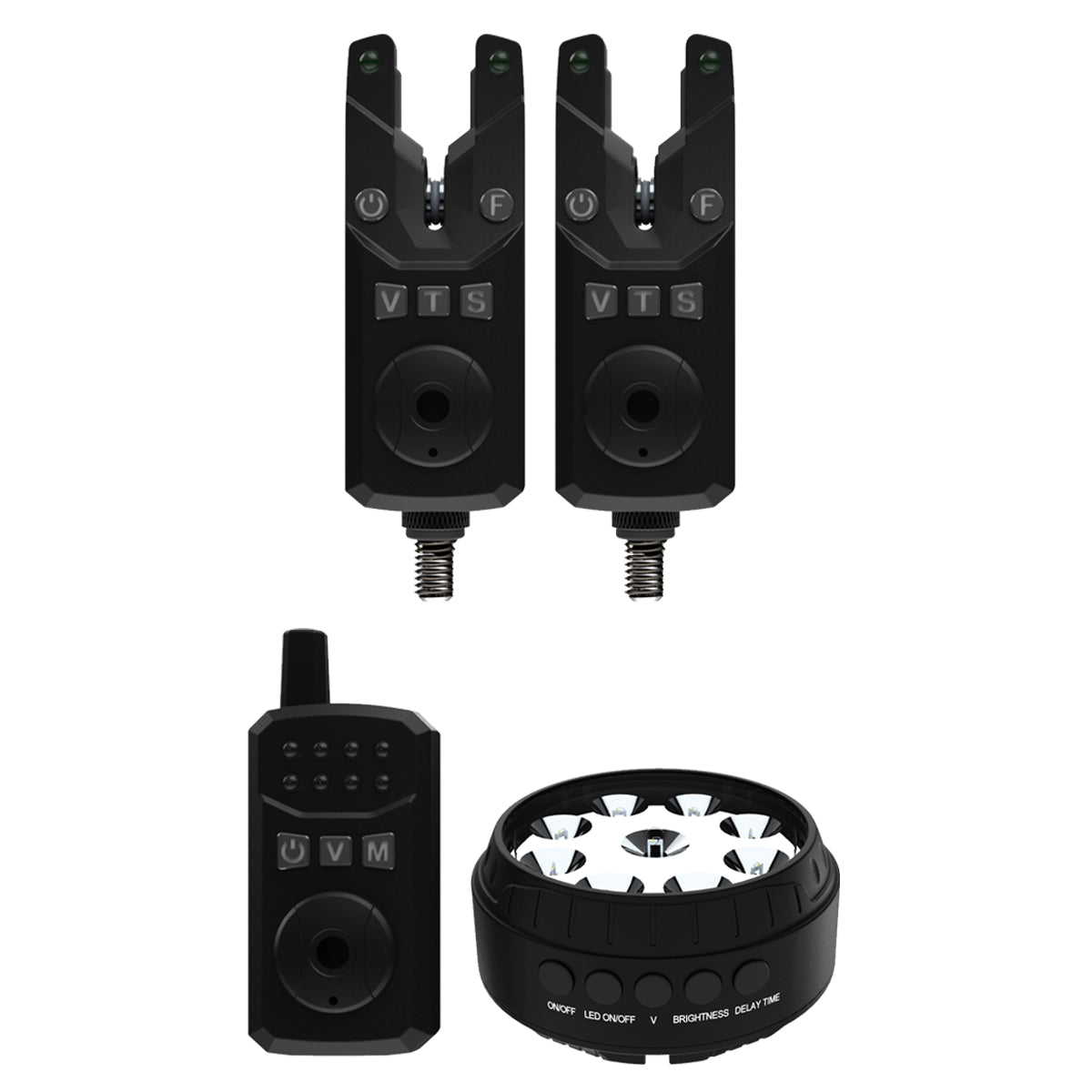 Sonik SKS2 Bite Alarm Set (inkl. Bivvy Light) – Ansicht 2