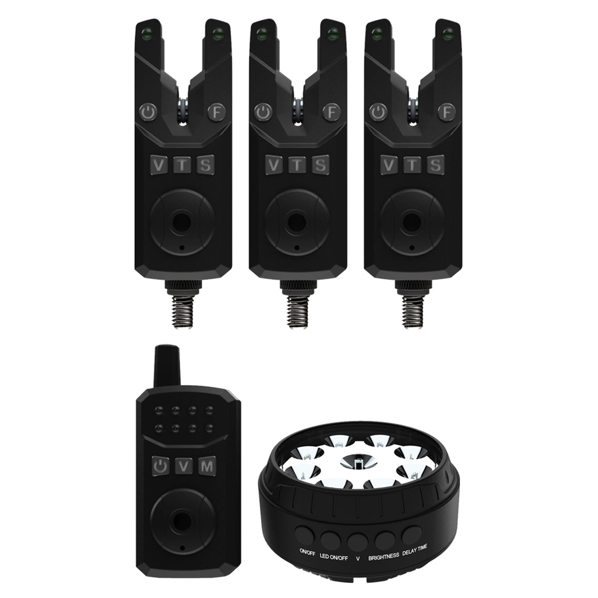 Sonik SKS2 Bite Alarm Set (inkl. Bivvy Light) – Ansicht 3