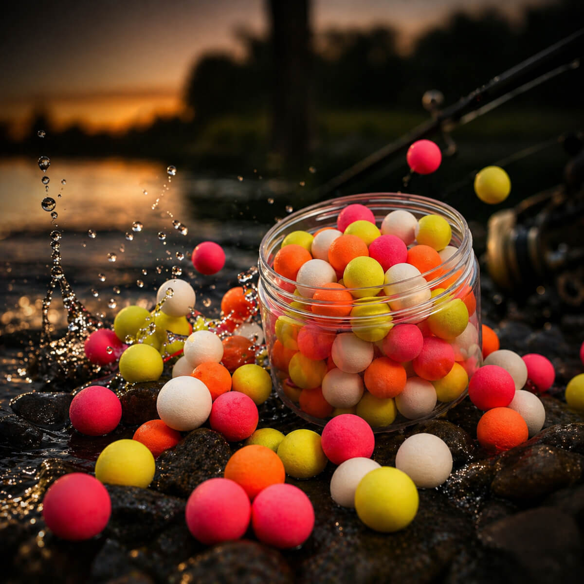 Pop Ups zum Karpfenangeln