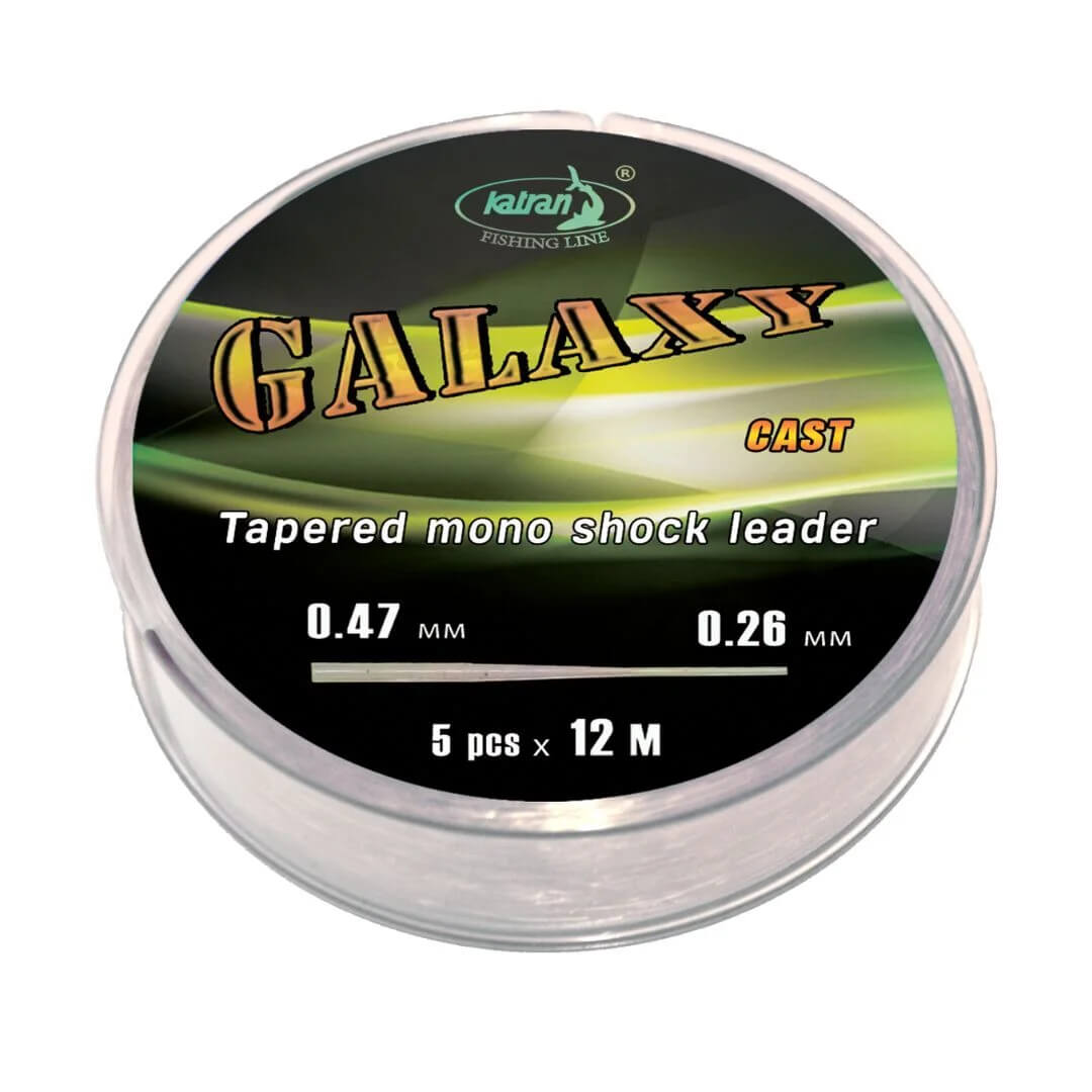 Katran Galaxy Cast Tapered Mono Shock Leader