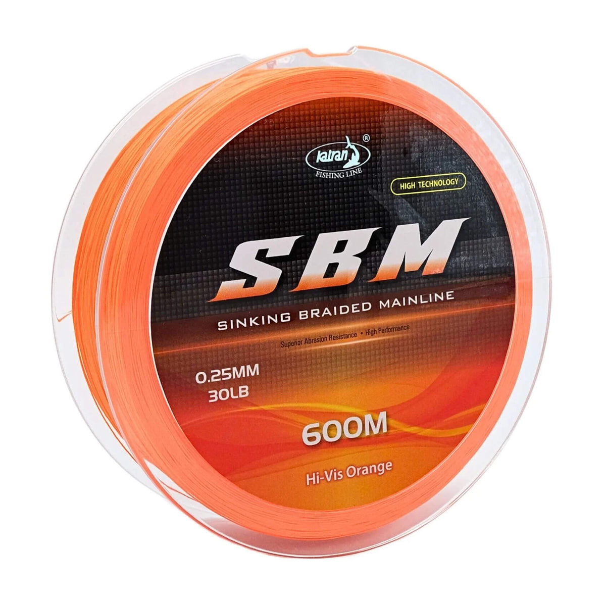 Katran Sinking Braided Mainline Orange