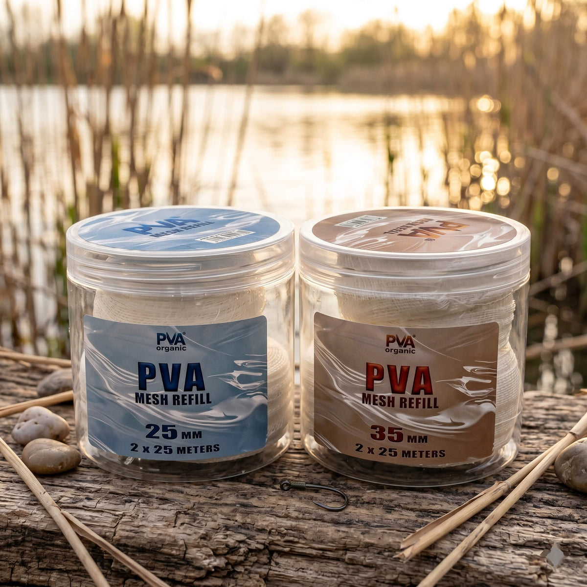 PVA Organic Mesh Refill 50 Meter (Solid Plastic Can)