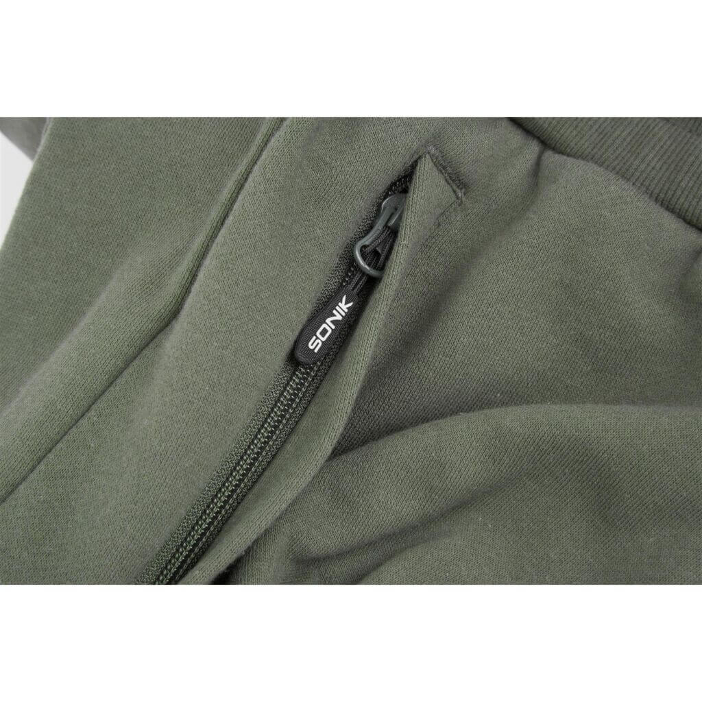 Sonik Fleece Shorts Green – Ansicht 3